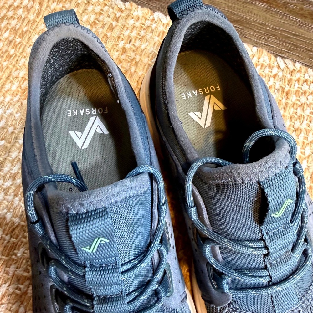 Forsake Meridian Womens 6.5 Azure Blue Mesh Hiking Athletic Sneakers - Picture 5 of 10